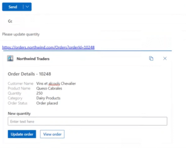 Link unfurling in Outlook