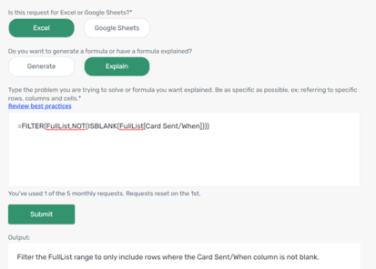 Add the Excel Formula Bot into Excel itself