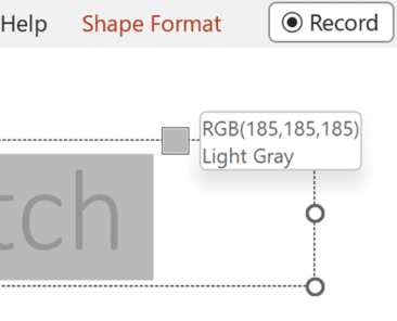 All the Color Picking tools in Microsoft Office