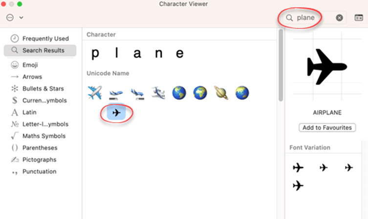 Airplane Symbol In Word Excel Powerpoint And Outlook Office Watch 8380