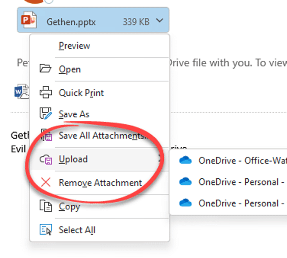 Removing email attachments from mailboxes like Outlook.com