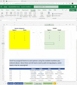 Play fantasy college basketball on Excel