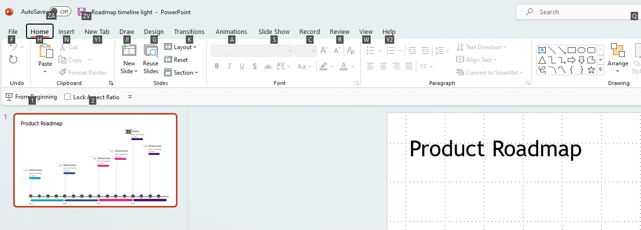 in powerpoint for presentation which function key is used