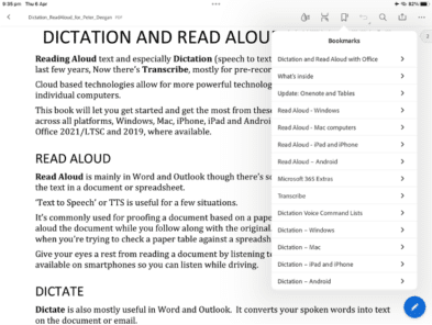 Two ways to read PDF files on an iPad