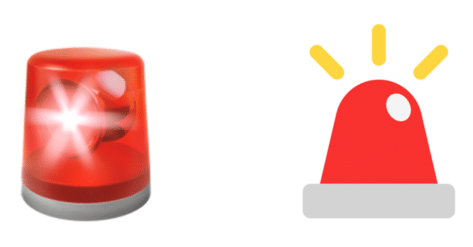 Siren 🚨 emoji in Word, Excel, PowerPoint and Outlook