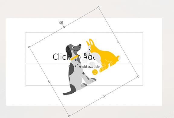 Fast rotate and resizing in PowerPoint