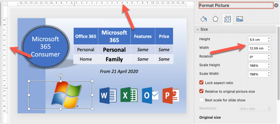 How To Change Scale In Powerpoint Chart