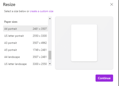 Resizing for Office documents in Designer - Office Watch