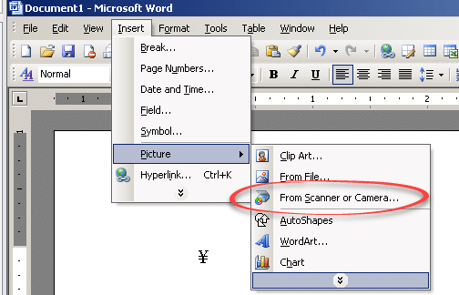 Scan Table Word Scanning from within Microsoft Word or Office - Office Watch
