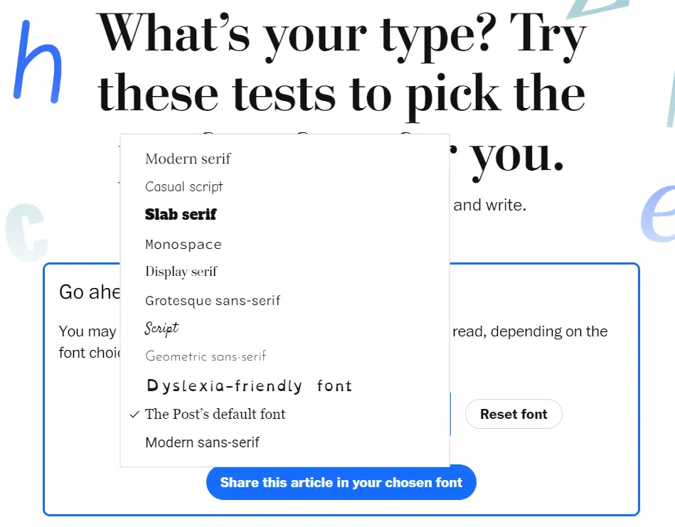 Find out more about fonts