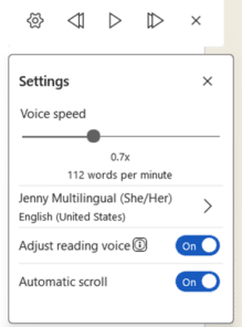 Read Aloud voice changes coming to Word