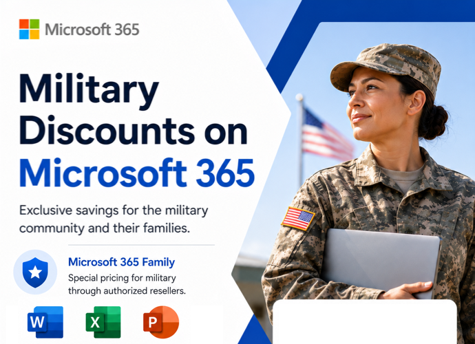 Microsoft 365 Military Discounts: Year Round Deals for US and Canadian Forces