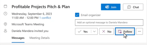 New ‘Follow’ option is really a bad sign for Outlook customers