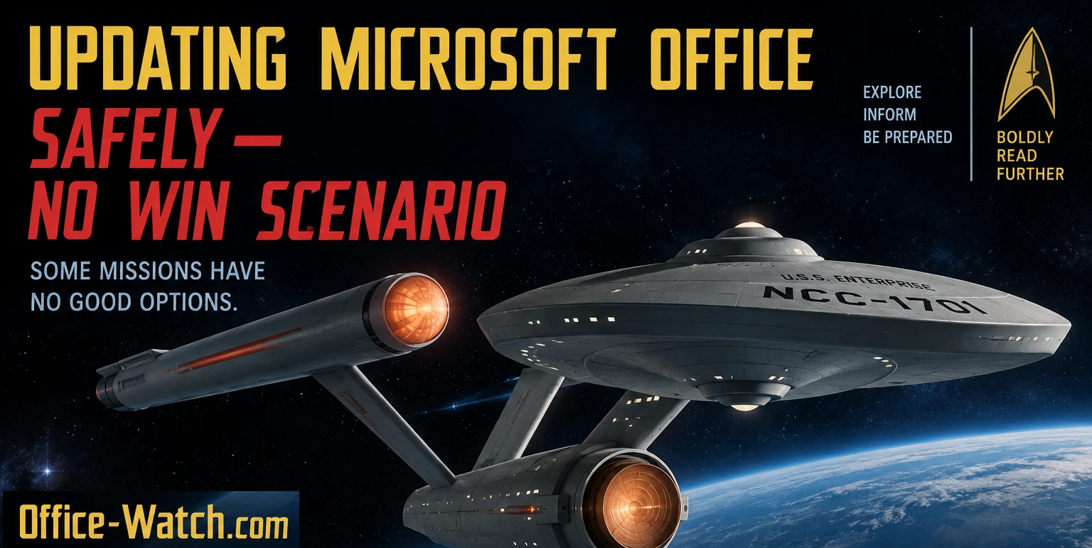 Microsoft Office Updates: A No-Win Scenario and How to Stay Safe
