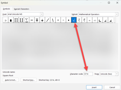 Add the Square Root Symbol √ in Word, Excel, & More - Office Watch