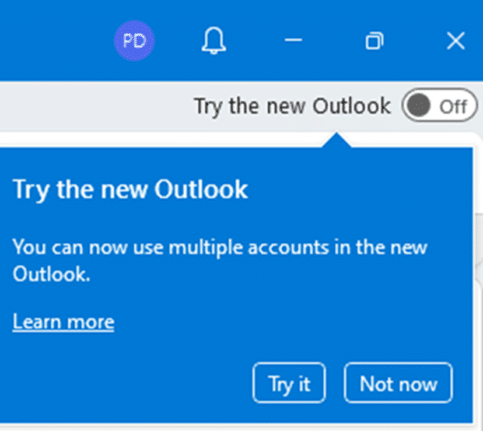 How the change to new Outlook for Windows will work
