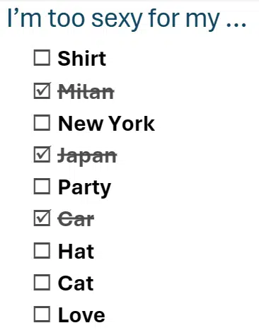 Checklists now in Microsoft Word