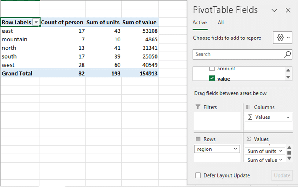 Counting Unique Items in Excel PivotTable: A Step-by-Step Guide ...