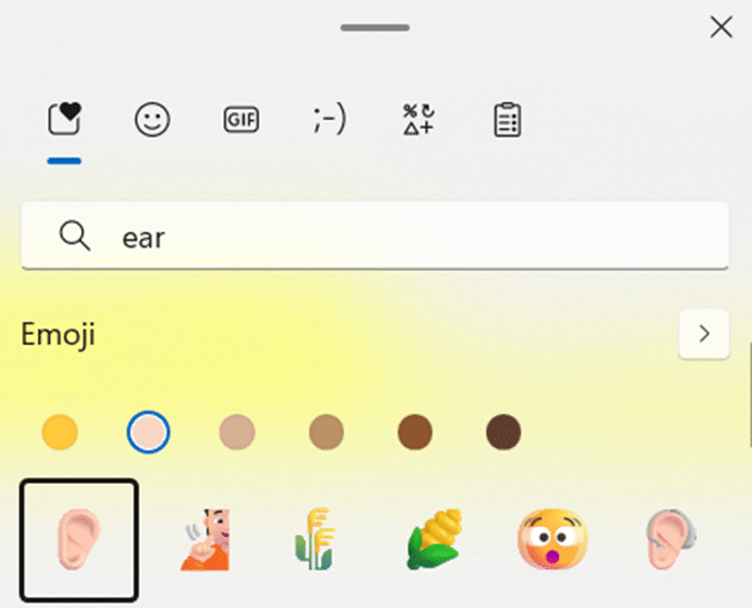 Ear Symbol: A Visual Element for 'Listen' or 'Hear' in Microsoft Office ...