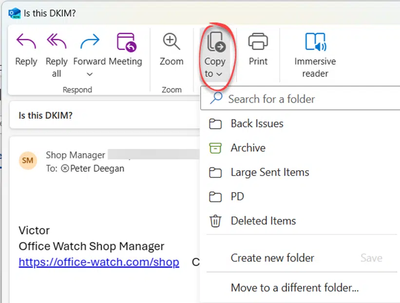 Import EML MSG and OFT files with Outlook (new)