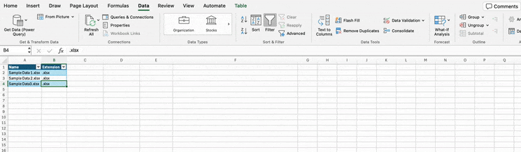 Excel for Mac gets PowerQuery 'from folder' updates