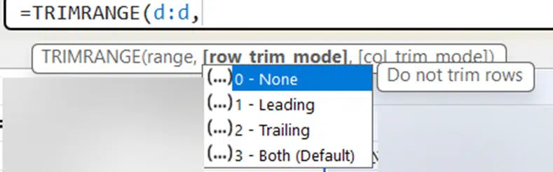 TrimRange solves a long-standing performance Excel problem
