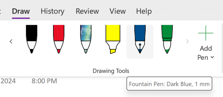 Onenote Draw Tab Onenote Fountain Pen & Brush: A New Way to Write and Draw in OneNote ...
