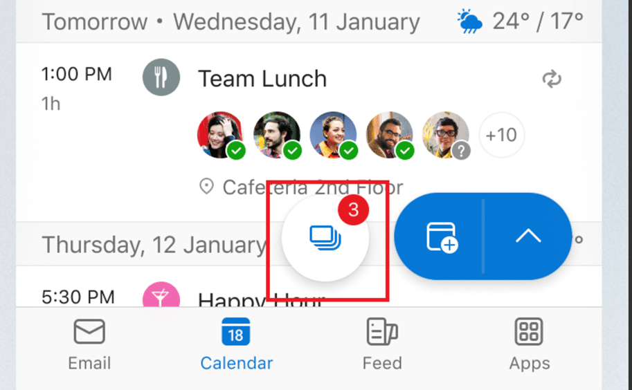 Two new features in Outlook mobile apps