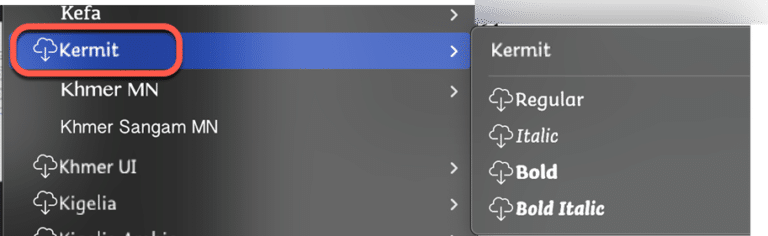 Kermit Font: A New Typeface for All Ages - Office Watch