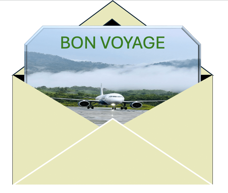 Adding a message to a PowerPoint ‘envelope’