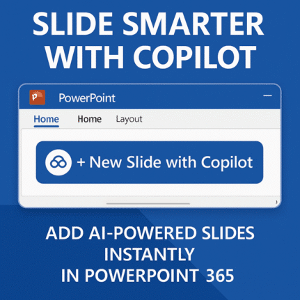 Add new PowerPoint slide with Copilot