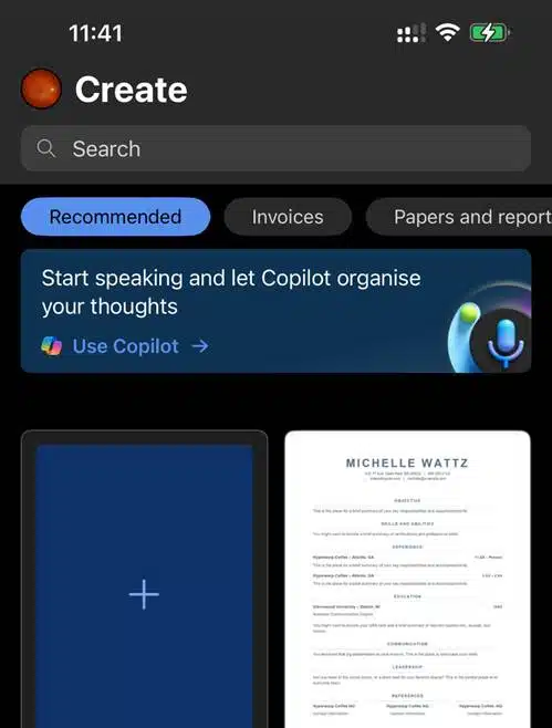 Word voice notes on iPhone is worth a look