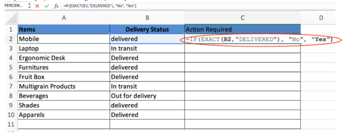 Excel case-sensitive text comparisons or not