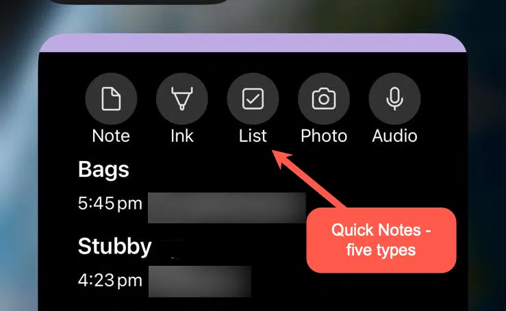 Make OneNote Quick Notes anywhere