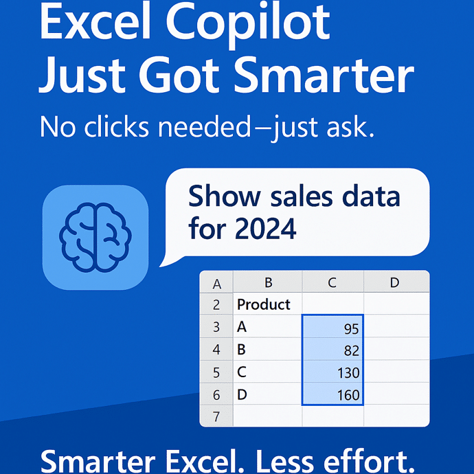 Copilot chooses Excel data a bit smarter