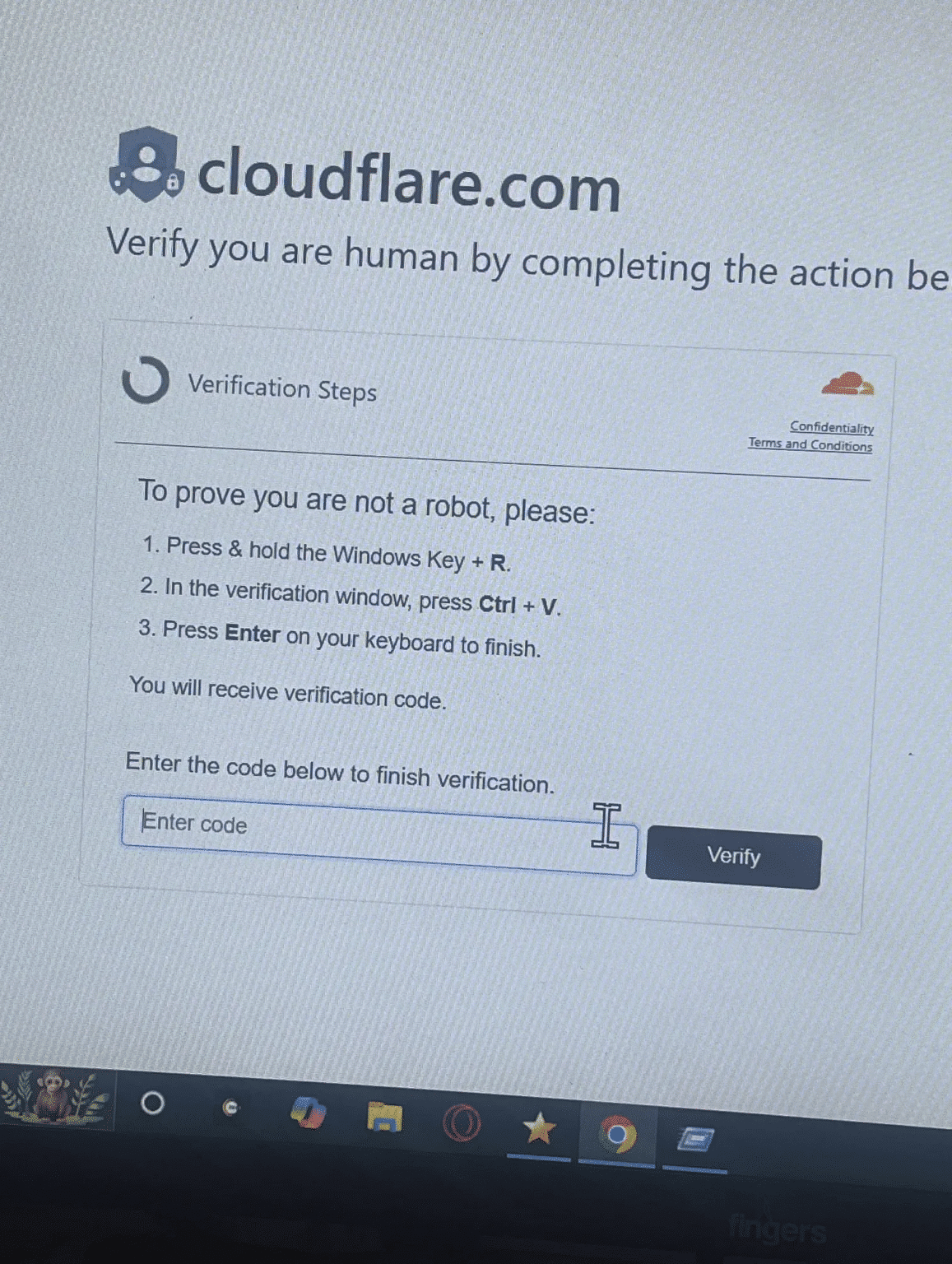 Fake Cloudflare pages Beware: Identify the Scams - Office Watch
