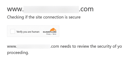 Fake Cloudflare pages Beware: Identify the Scams - Office Watch