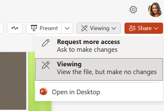 Request more access to a Word, Excel or PowerPoint file