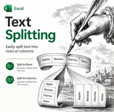 Split Text in Excel the Easy Way: TEXTSPLIT, TEXTBEFORE and TEXTAFTER Explained