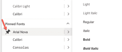Microsoft Office Font Menu Updates and Features - Office Watch