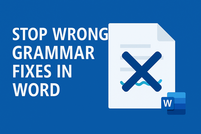 How to Fix or Stop Microsoft Word’s Incorrect Grammar Suggestions