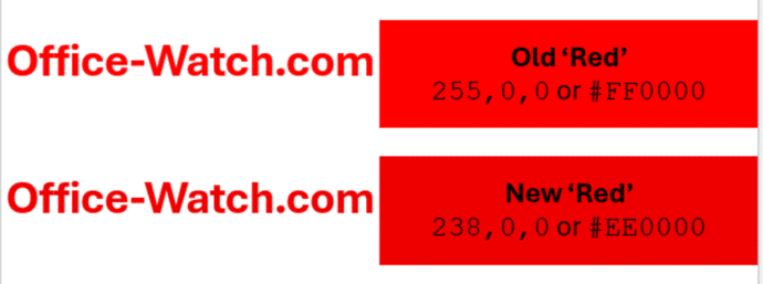 Microsoft Office Red Accessibility Update Explained - Office Watch