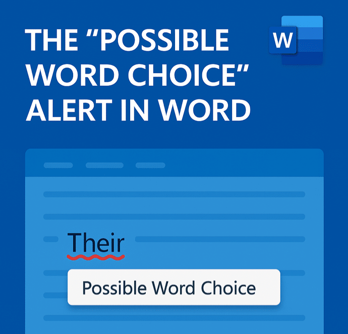What the “Possible Word Choice” Error in Microsoft Word Really Means