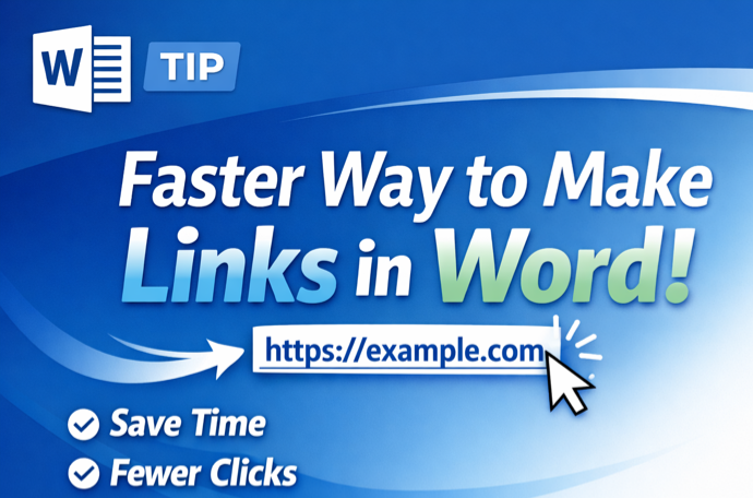 A Faster Way to Make Links in Microsoft Word