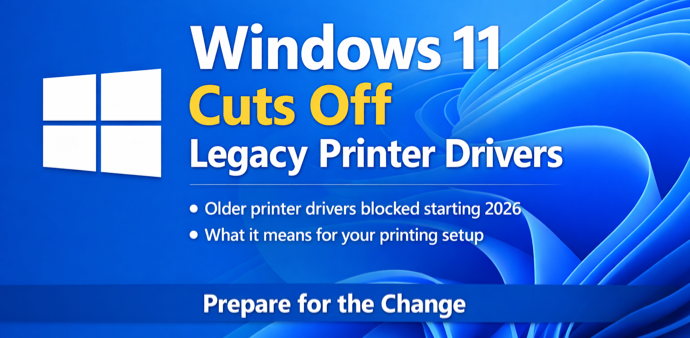 Windows 11 Finally Cuts Off Legacy Printer Drivers, What It Means for you