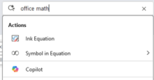 What is “Office Math” and where is it in Microsoft Office? - Office Watch