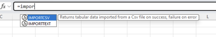 Excel has two new functions for pulling in external data