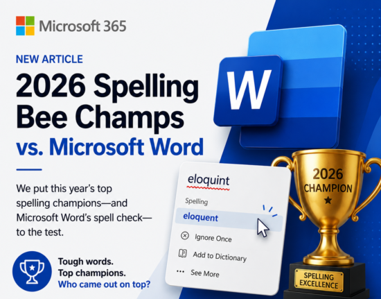 2026 Spelling Bee vs Microsoft Word: Word Scores Its Worst Ever