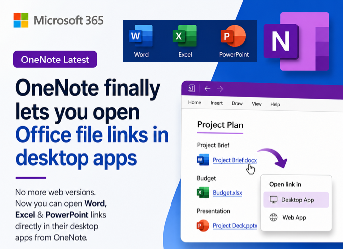 OneNote Finally Opens Office File Links in Desktop Apps, Not the Browser