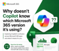 Microsoft 365 Copilot confusion: Why it doesn't know which version it's using : Office-Watch.com